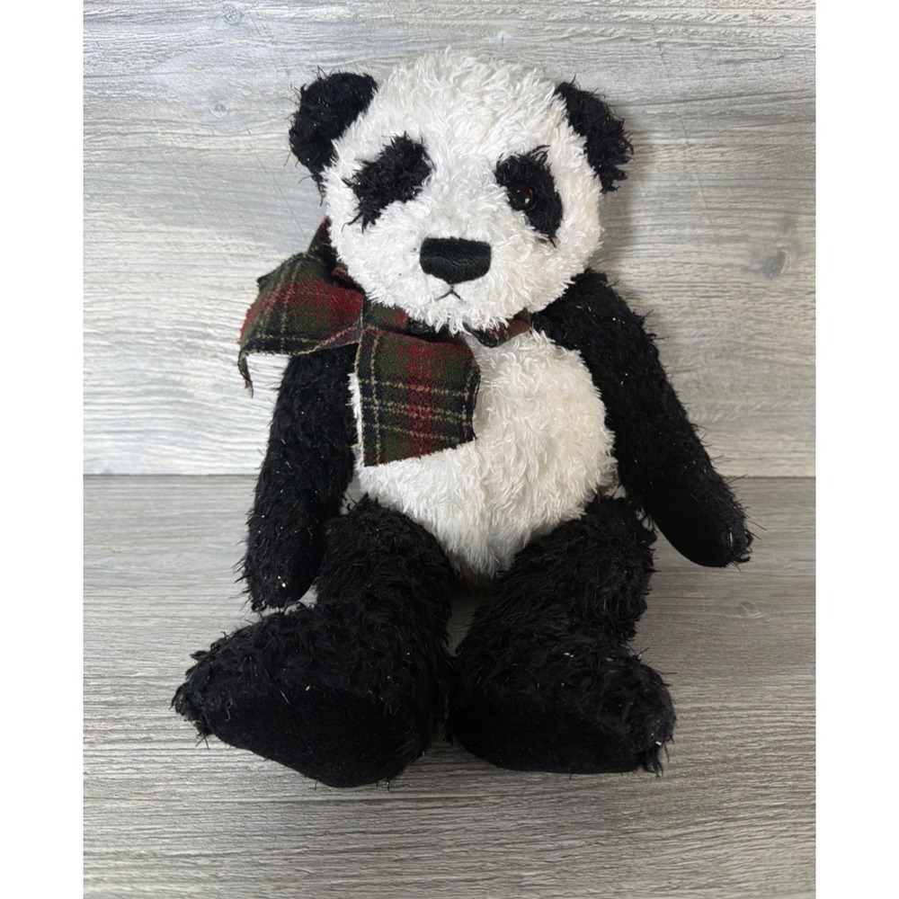 Gund Tinsel Panda Bear Plush 12" Soft Cuddly Collectible Stuffed Animal 88071